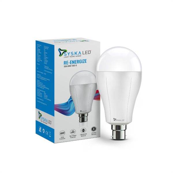 Syska charging bulb 9 watt deals price